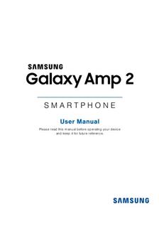 Samsung Galaxy Amp 2 manual. Smartphone Instructions.